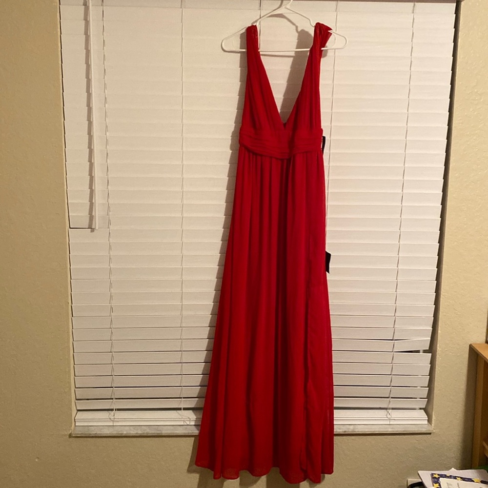 Red dress size small never worn